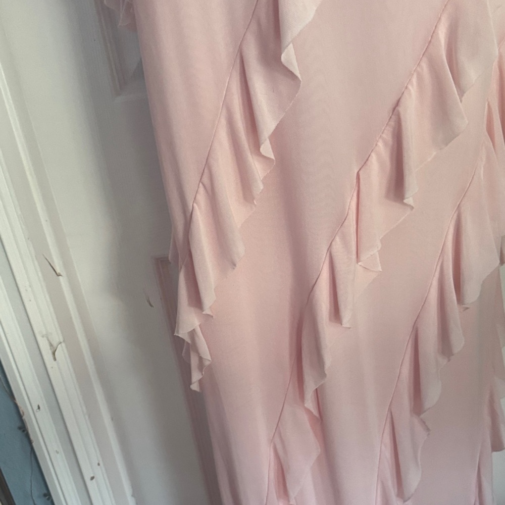 Soft Pink Ruffle Dress - Picture 3 of 3